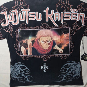 Civil Regime x Jujutsu Kaisen Wrath Of Yuji Itadori 199X Oversized Tee Size L
